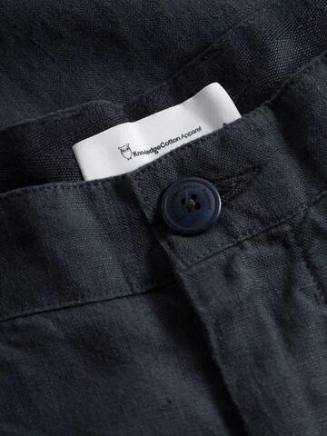 KnowledgeCotton Apparel Loosefit Hose 'Bob' in Blau