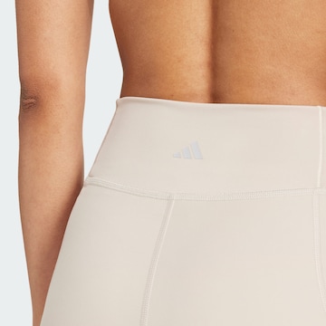 ADIDAS PERFORMANCE Skinny Sportsbukse 'All Me Essentials' i beige