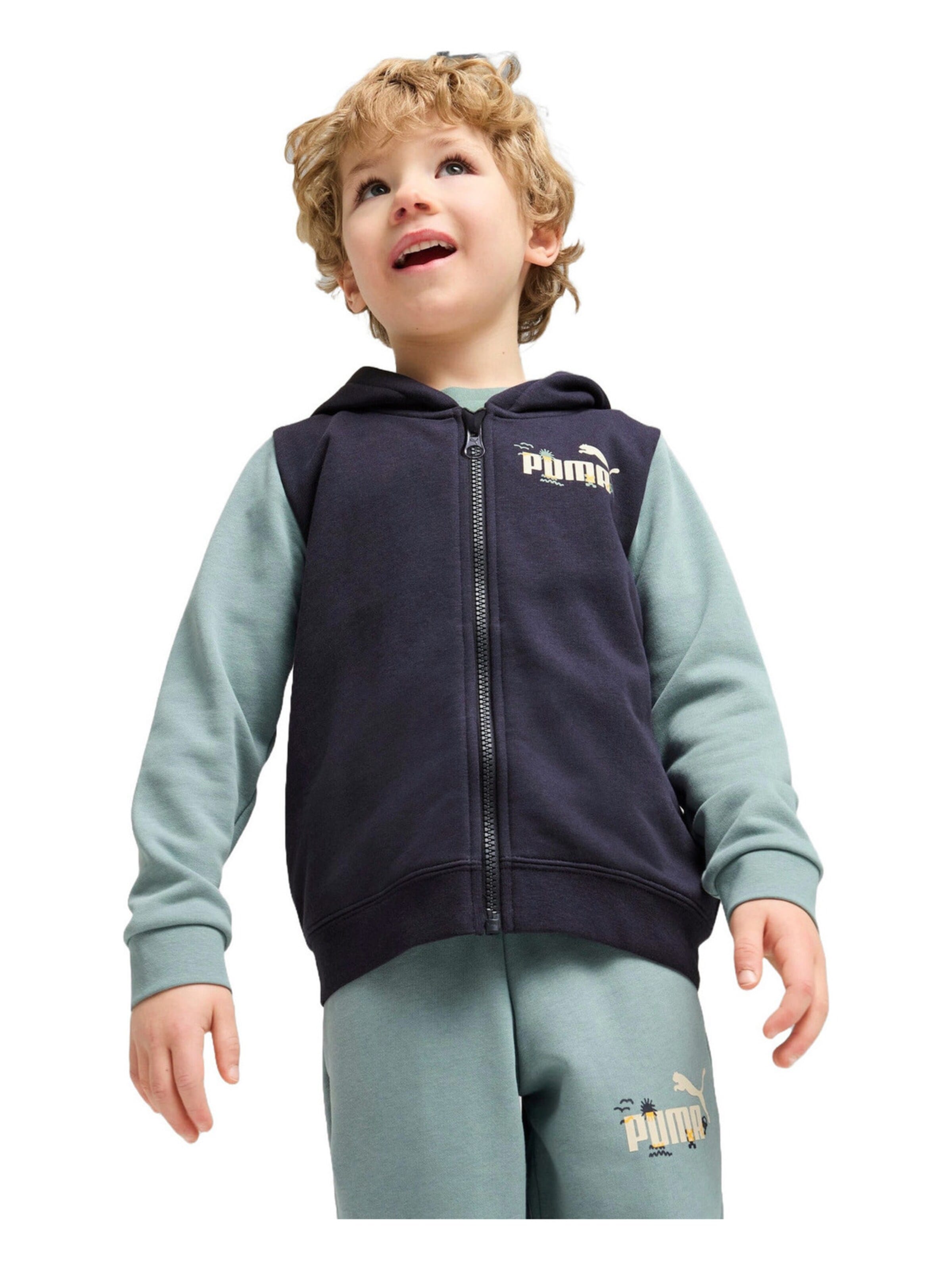 Giacca di felpa 'Sandy Adventures' di PUMA in blu: frontale