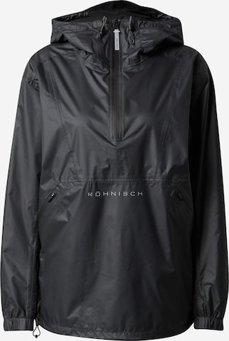 Röhnisch Куртка в спортивном стиле 'CLIFF' в Черный: спереди