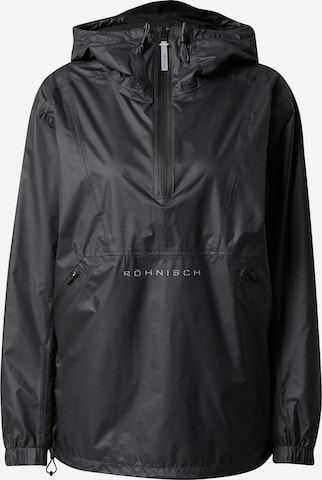 Röhnisch - Chaqueta de montaña 'CLIFF' en negro: frente