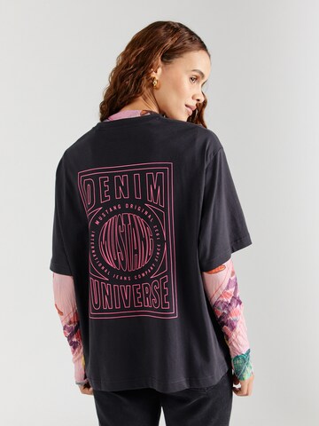 MUSTANG Shirt 'WELBY' in Schwarz: Vorderseite