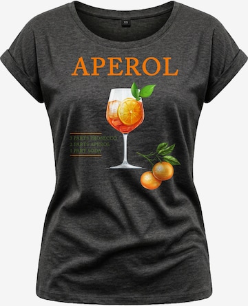 MAKAYA Shirt 'Aperoli' in Grey: front