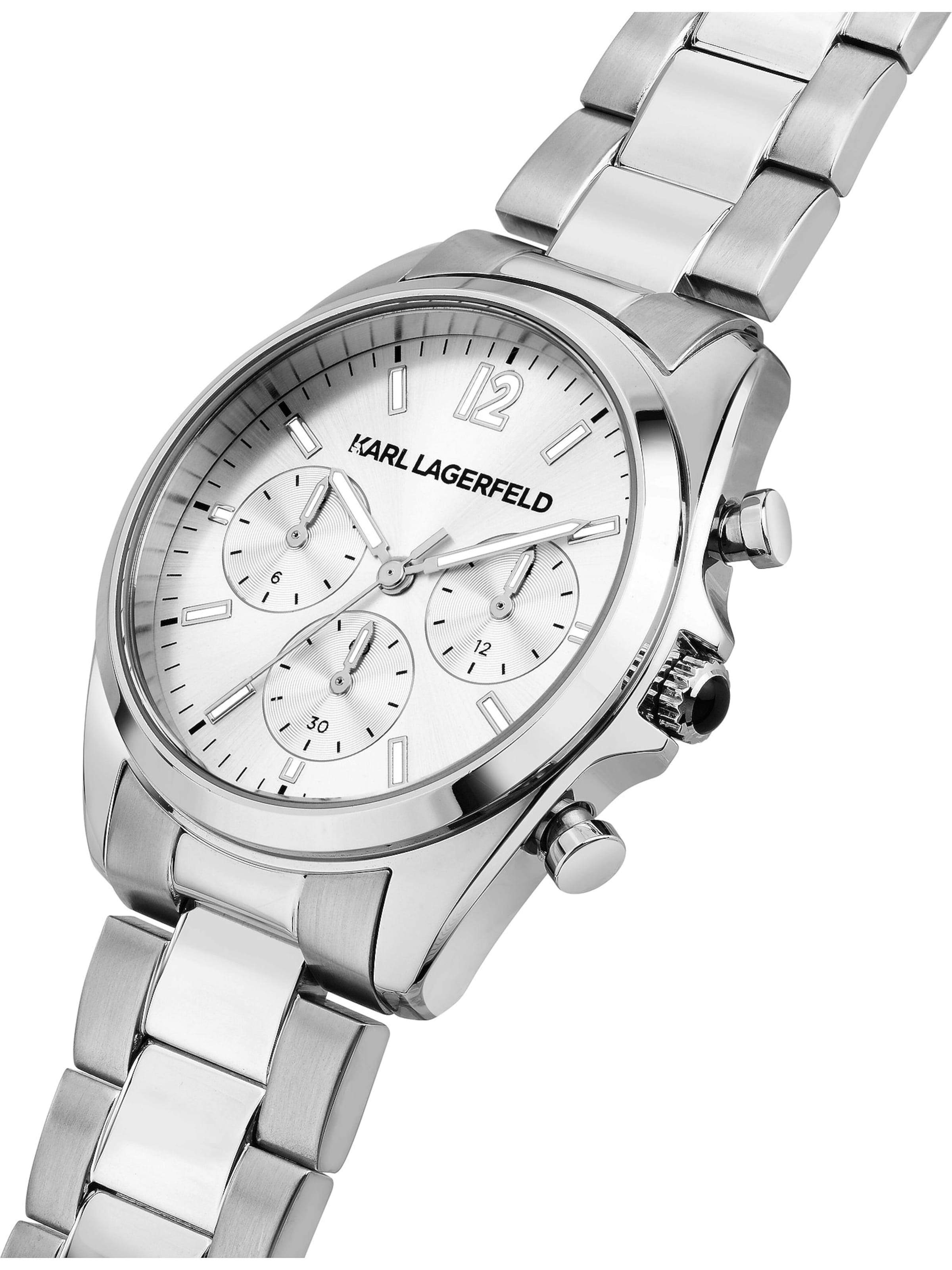 Karl Lagerfeld Uhr in Silber