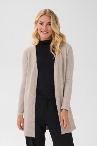 Cardigan 'Erami' Love Copenhagen en beige : devant