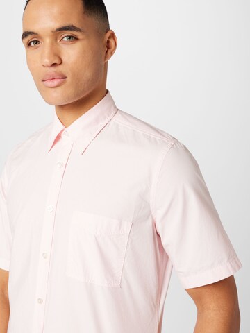 BOSS Orange Slim Fit Hemd 'Relegant' in Pink