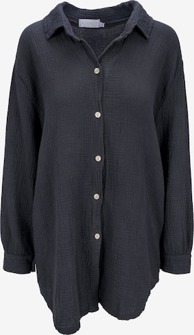 Chemisier 'Susie' Seasons of April en noir : devant