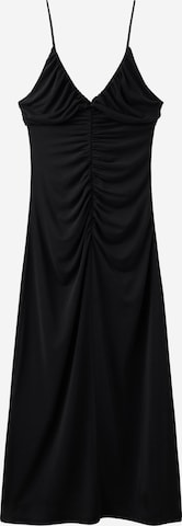 MANGO - Vestido de noche 'RUSH' en negro: frente