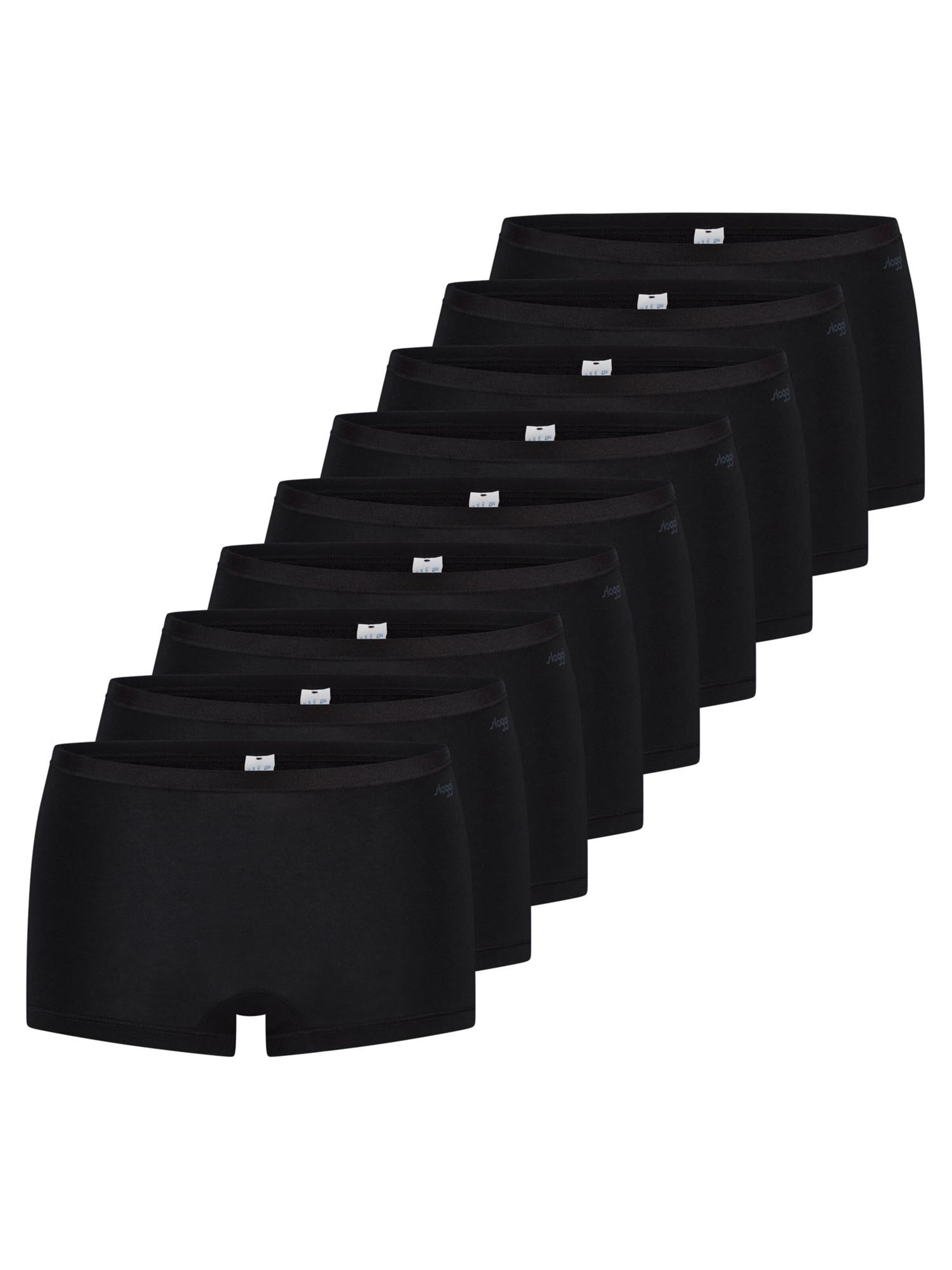 SLOGGI Slip 'GO Daily Cotton' in Zwart: voorkant