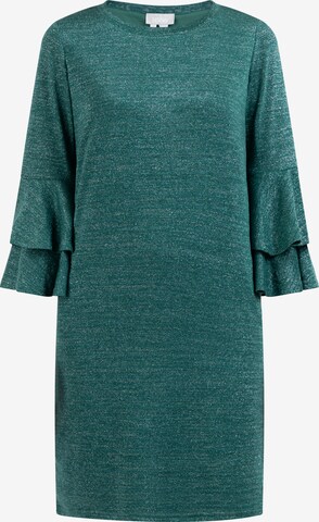 Robe Usha en vert : devant