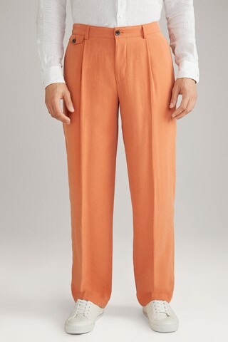 JOOP! Loosefit Bügelfaltenhose in Orange: predná strana