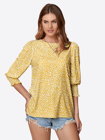 Imily Bela Bluza | rumena barva: sprednja stran