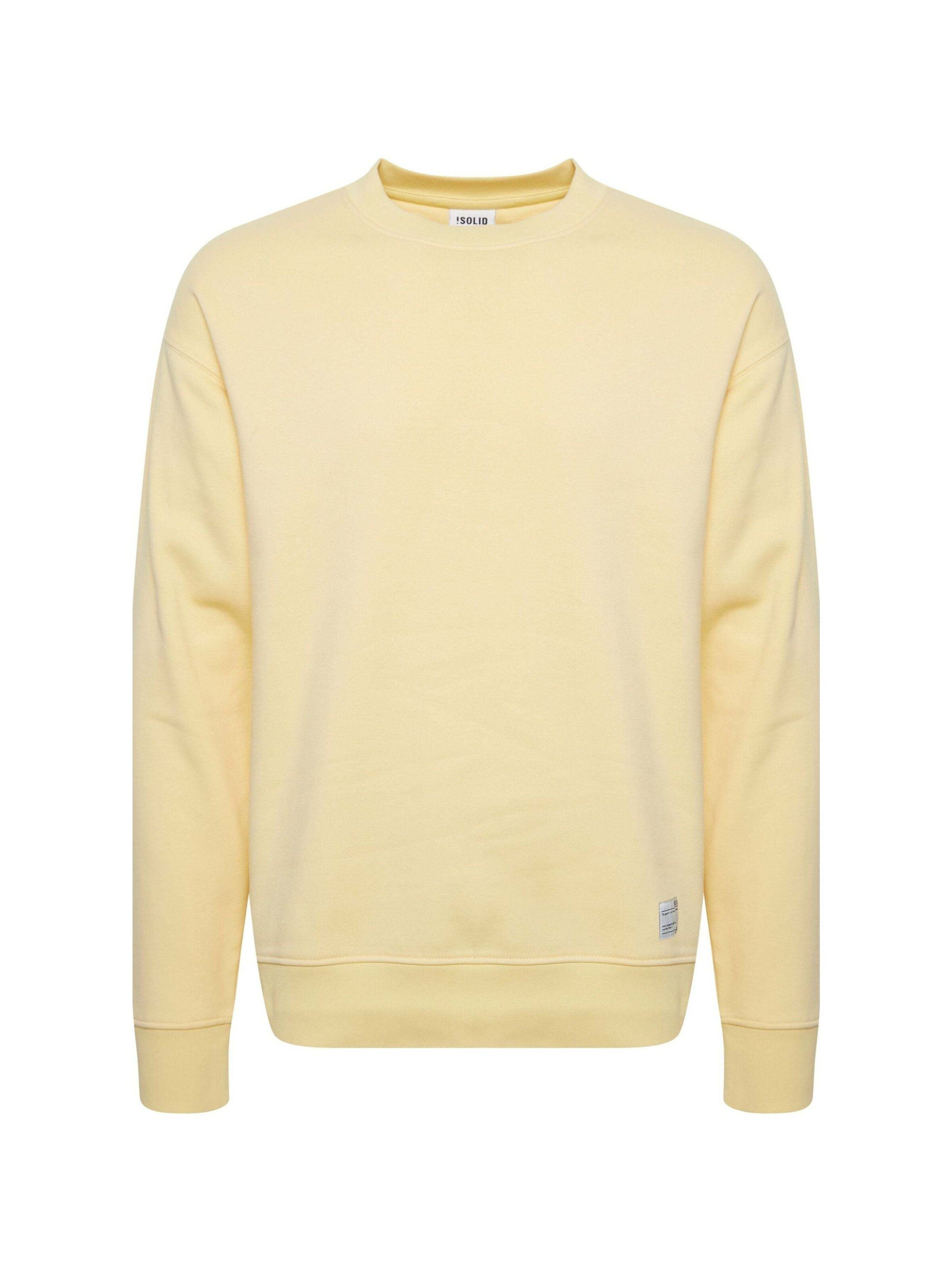 !Solid - Sweatshirt 'SDLenz' em amarelo: frente