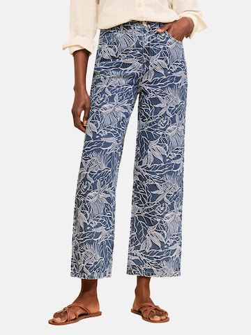 love & roses Wide leg Jeans i blå: framsida