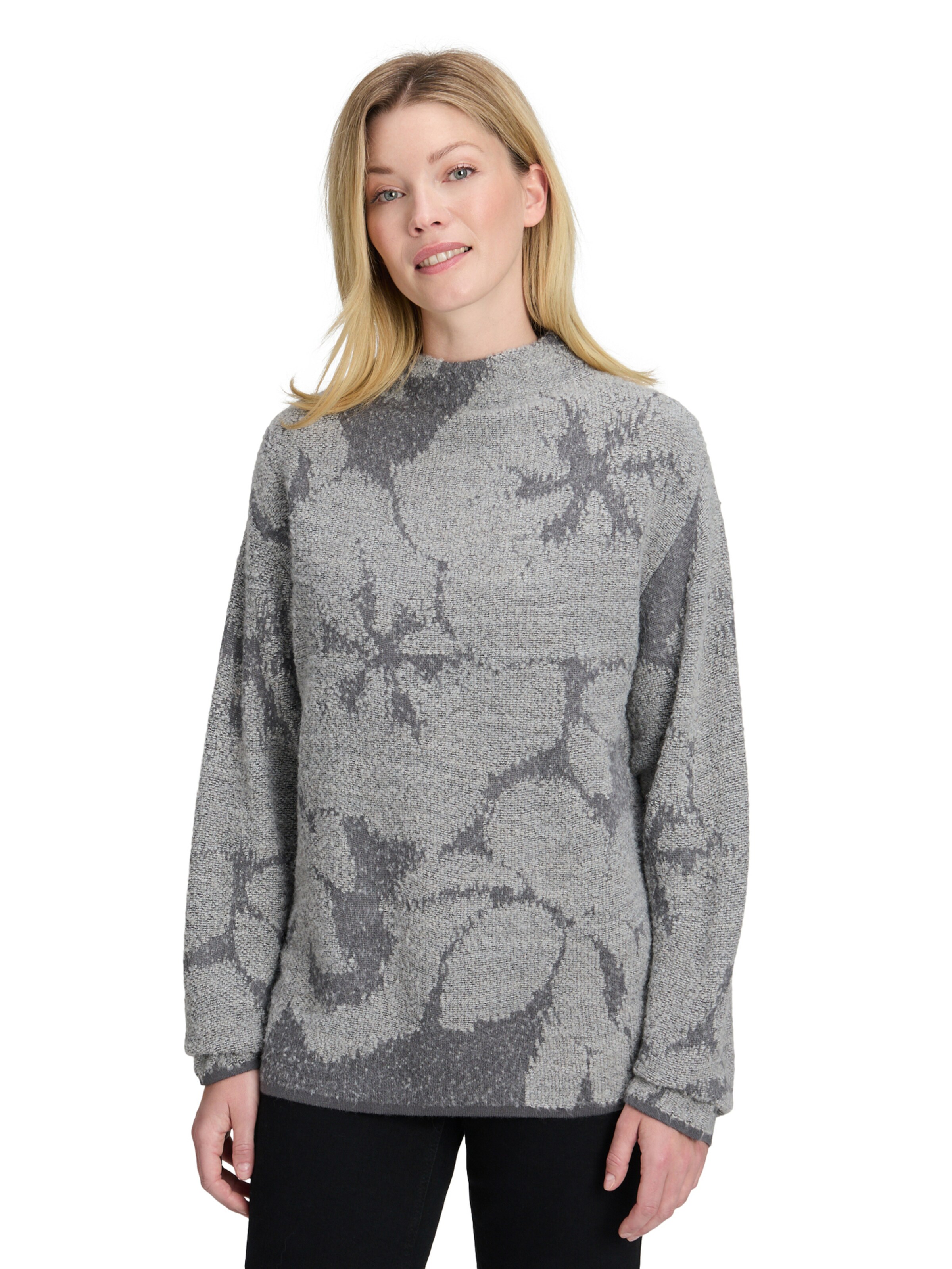 Betty Barclay Sweater in Grey: front