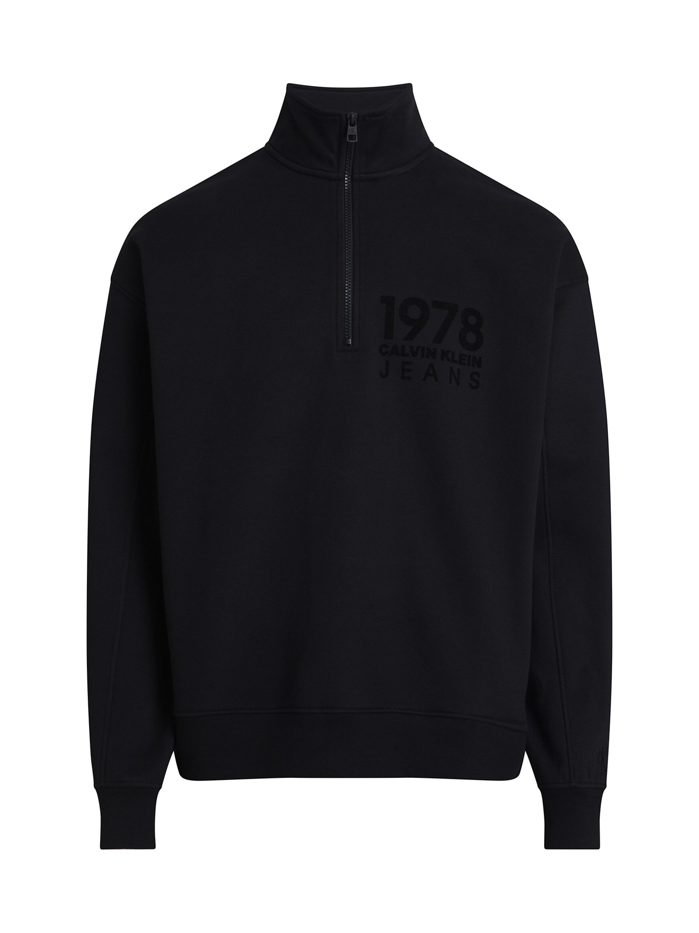 Calvin Klein Jeans Sweatshirt in Black: front