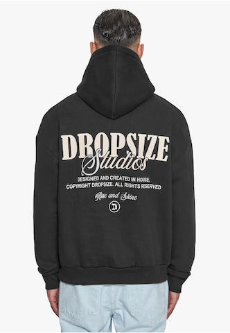 Dropsize Sweatshirt i svart: framsida