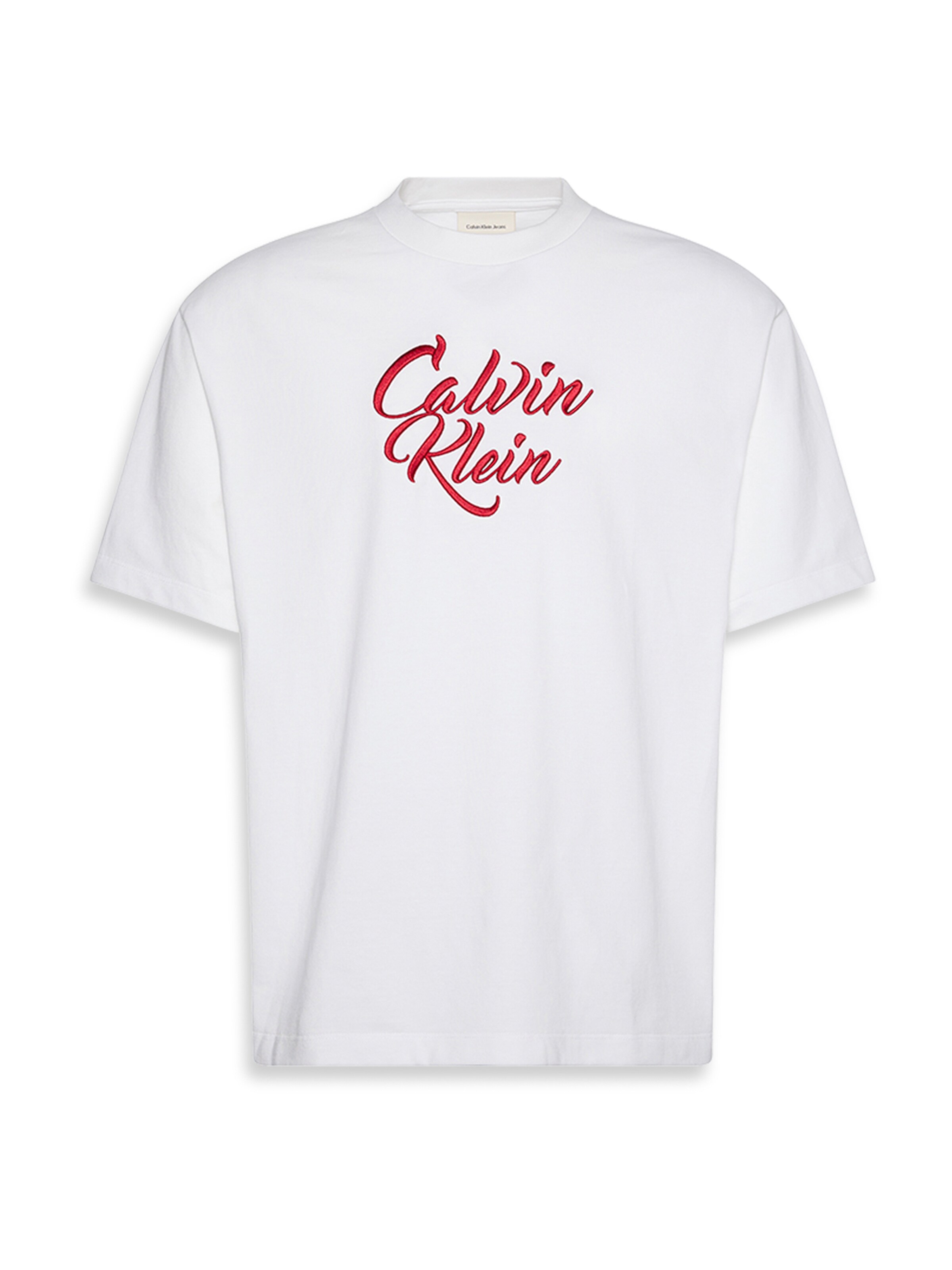 Calvin Klein Jeans Shirt in Red / White, Item view