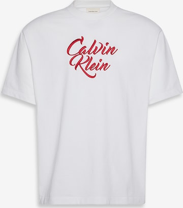 Calvin Klein Jeans Tričko - Biela: predná strana