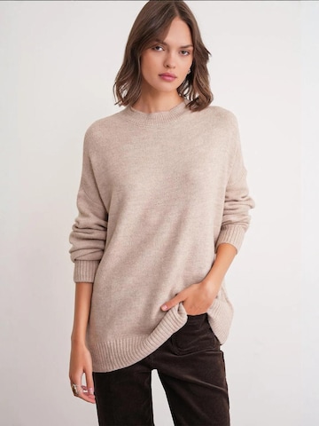 Pullover 'Pullover' di MixRay in beige: frontale