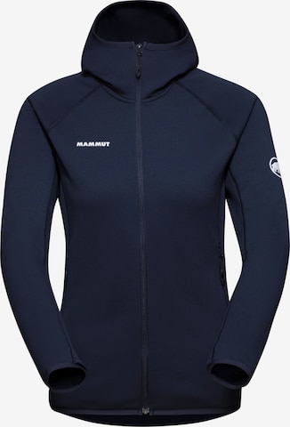 MAMMUT Athletic Fleece Jacket in Blue: front