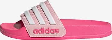 Claquettes / Tongs 'Adilette Shower' ADIDAS PERFORMANCE en rose : devant
