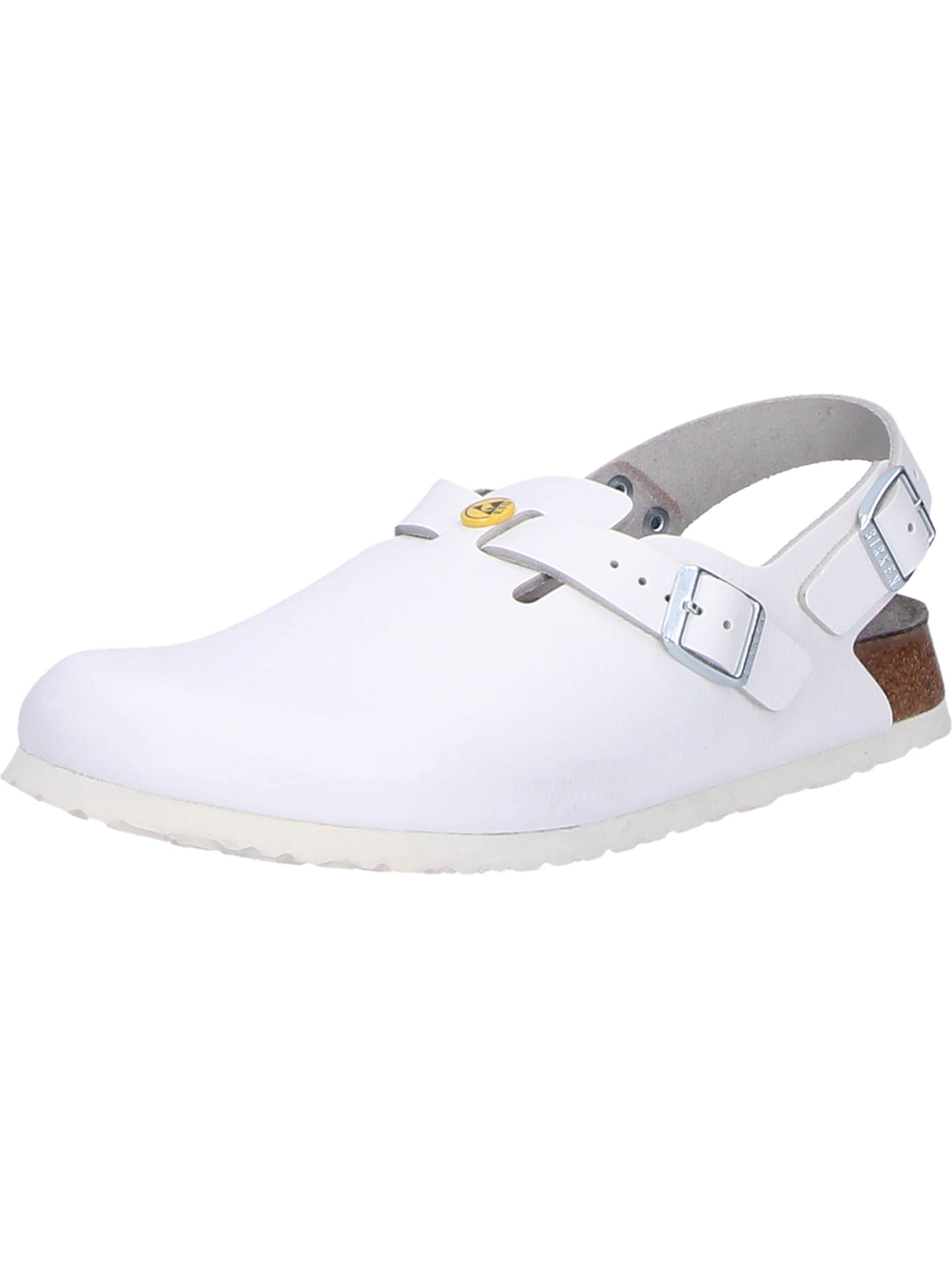 BIRKENSTOCK Clogs 'Tokio' in White: front