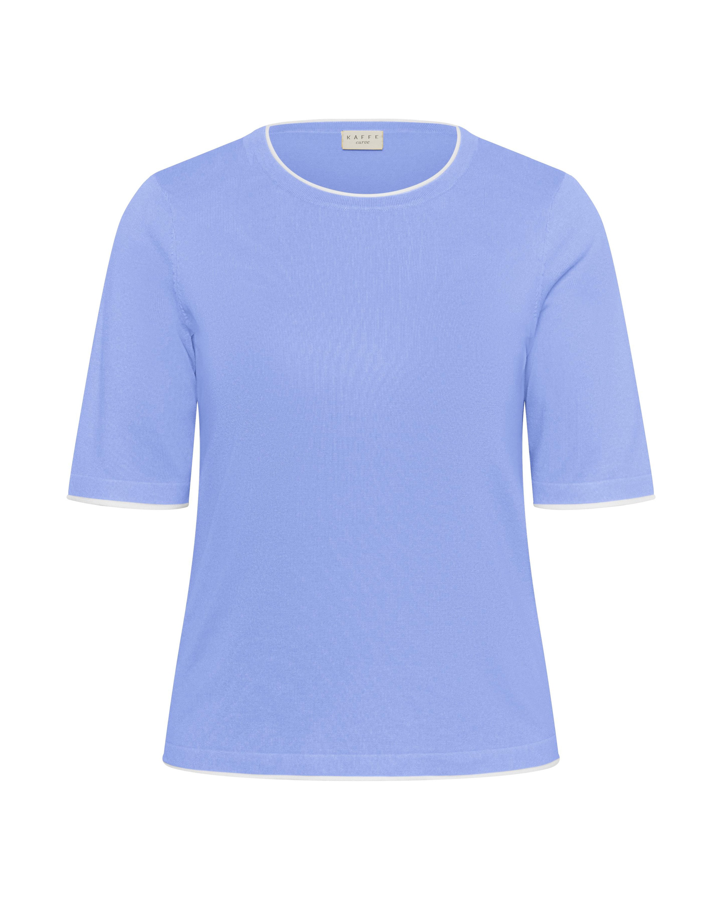 KAFFE CURVE - Camiseta 'Lizzy ' en azul: frente