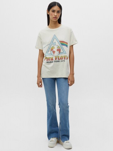 T-shirt Pull&Bear en beige