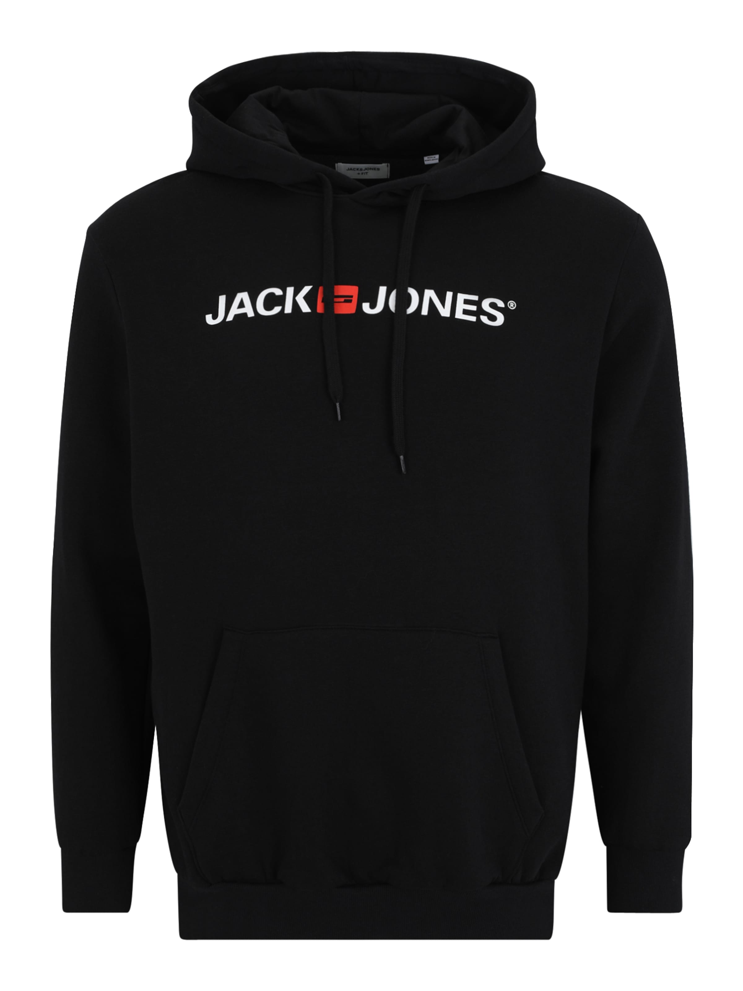 Jack & Jones Plus Mikina - Čierna: predná strana