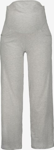 Ulla Popken Ulla Popken Damen große Größen Umstands-Jerseyhose 794947  (GOTS) in Grau: predná strana