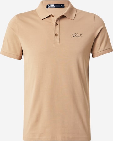 Karl Lagerfeld Shirt in Beige: front