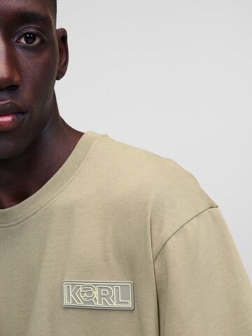 T-Shirt 'Ikonik 2.0' Karl Lagerfeld en beige