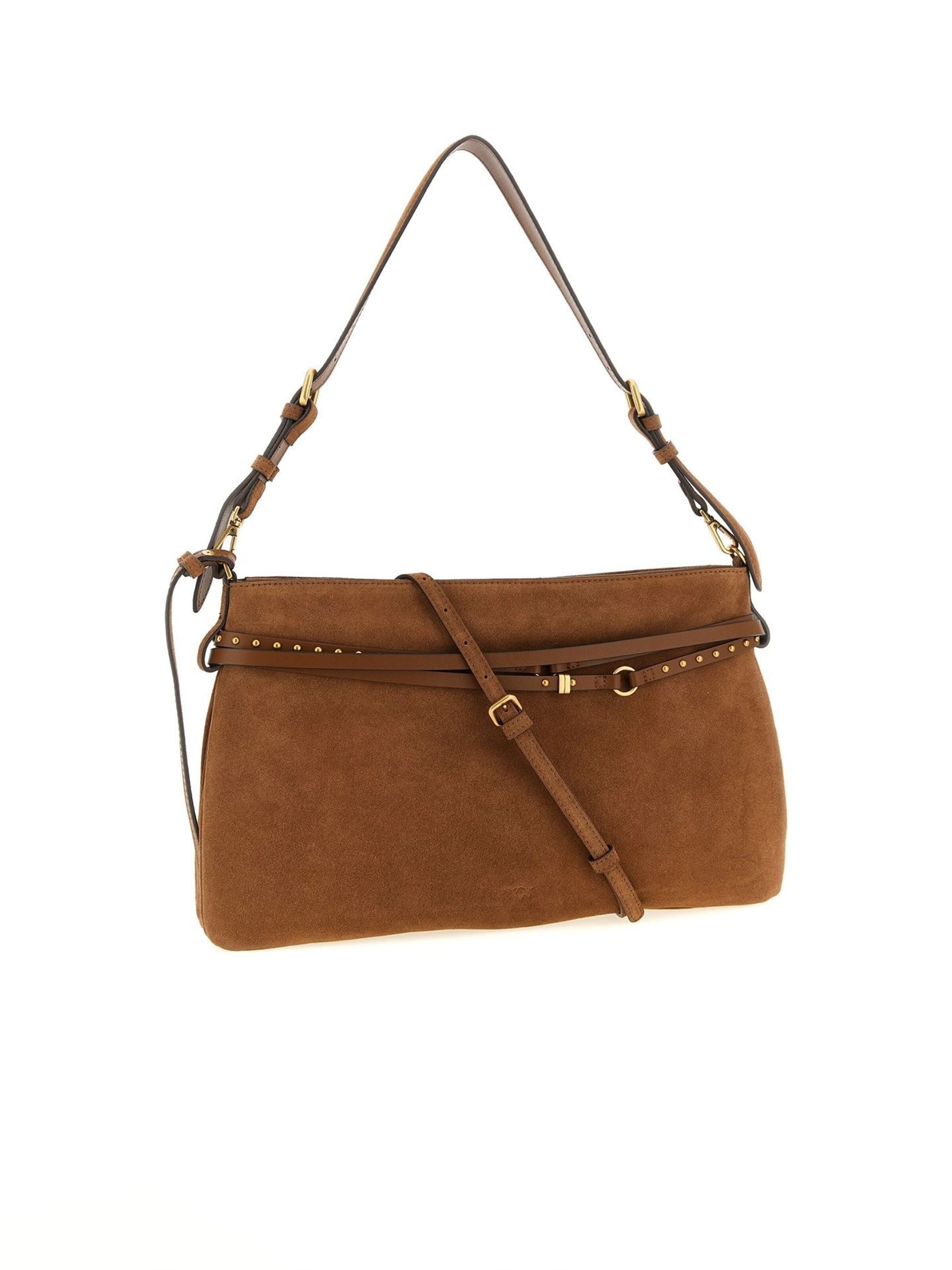 Borsa a mano 'Belt Bag Big' di PINKO in marrone