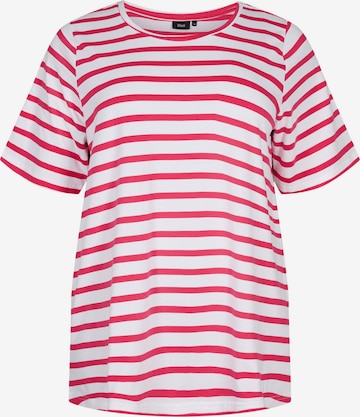 Zizzi - Camiseta 'VIVI' en rosa: frente