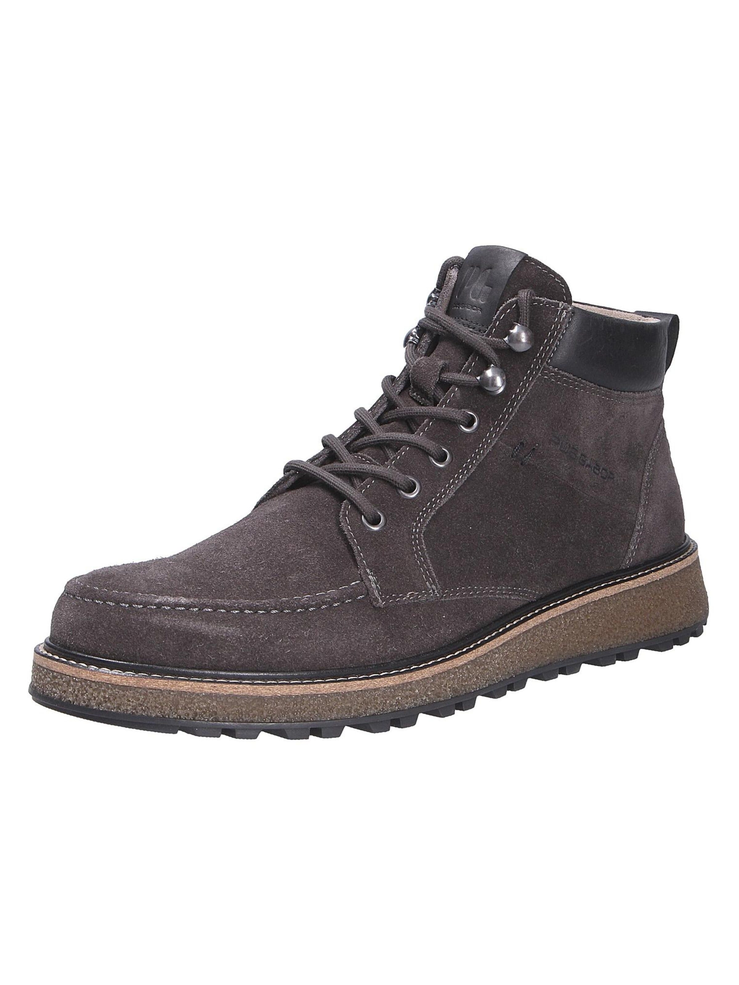 Boots stringati di Pius Gabor in grigio: frontale