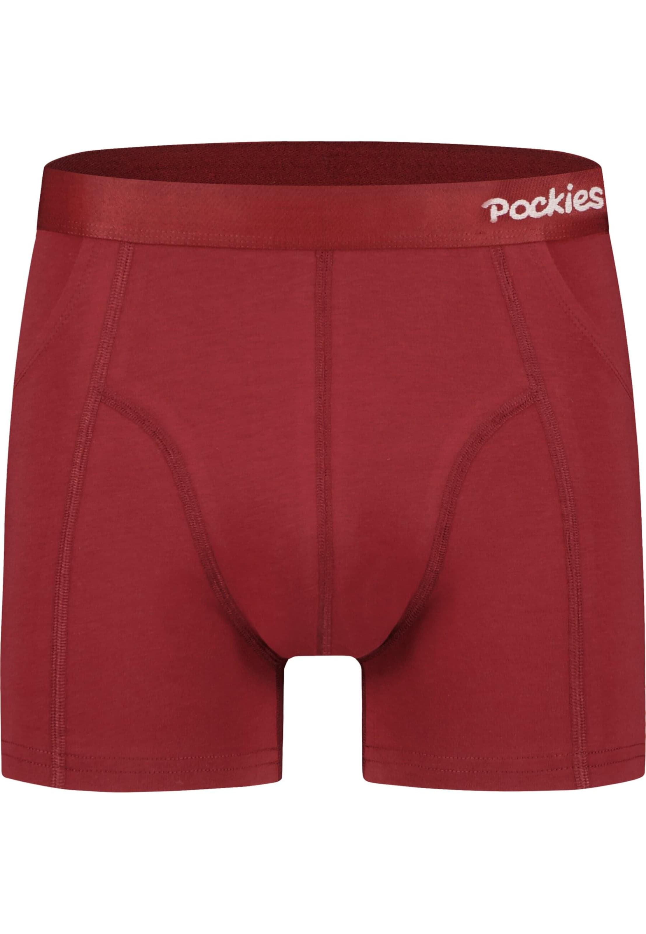 Pockies Boxerky – červená: přední strana