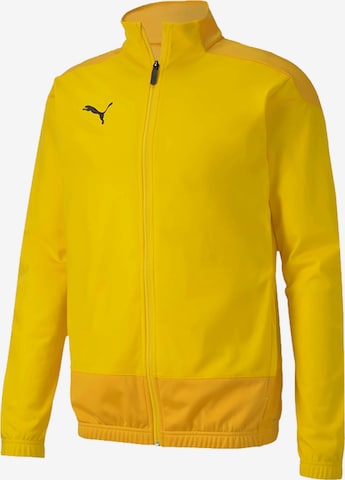 PUMA Athletic Jacket in Yellow: front