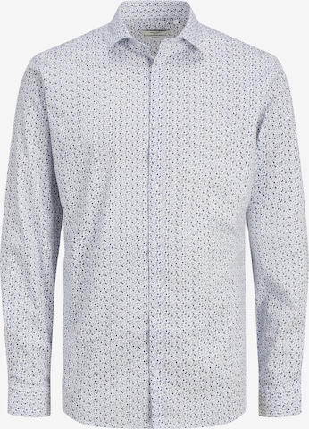 JACK & JONES Button Up Shirt 'BLACKPOOL' in White: front