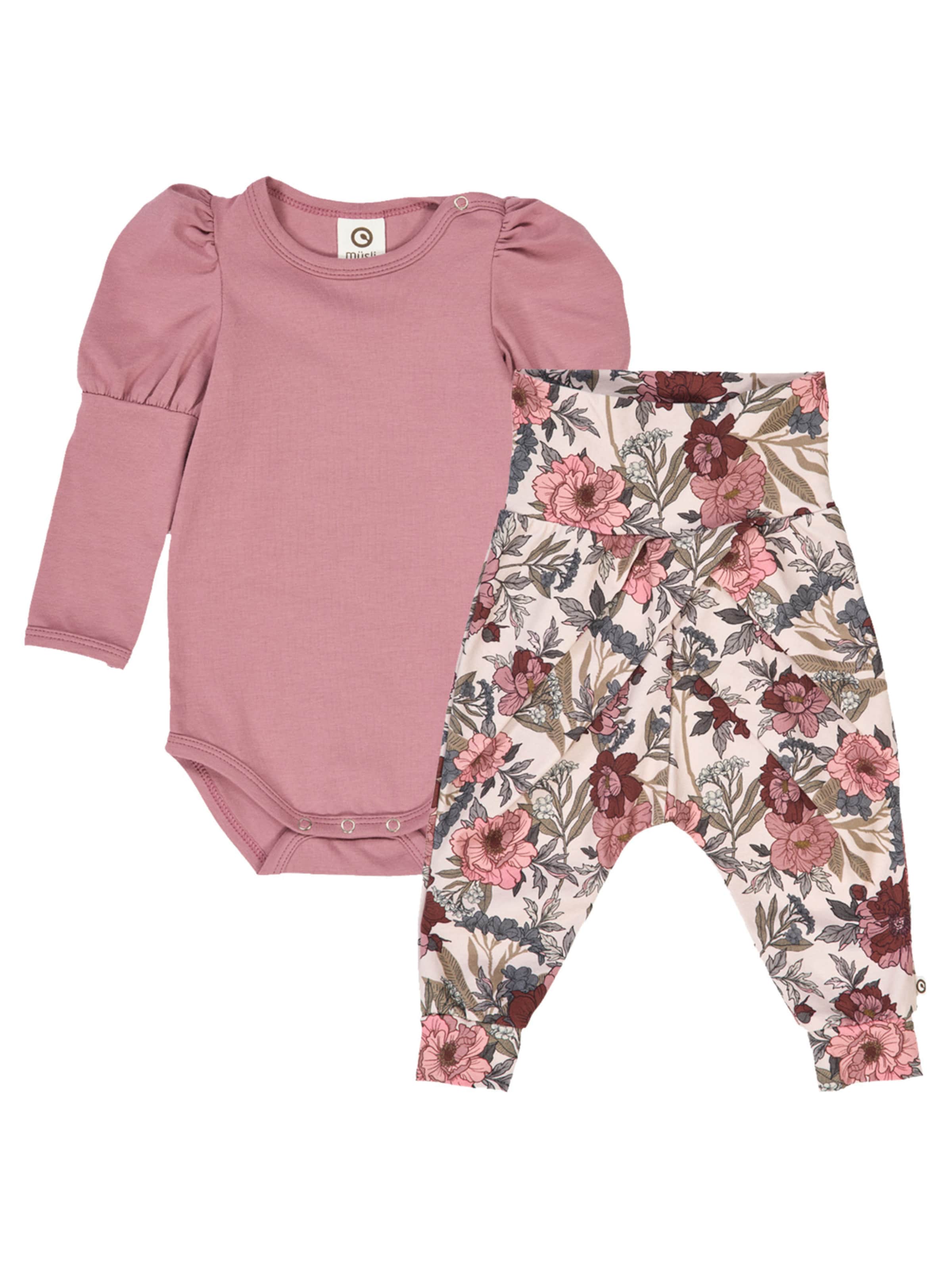 Müsli by GREEN COTTON Ondergoedset in Roze: voorkant