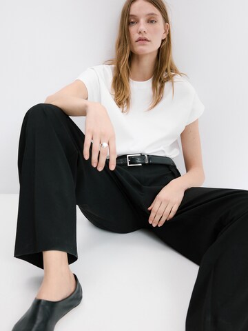 MANGO Tričko 'SEVILLA' - Biela: predná strana