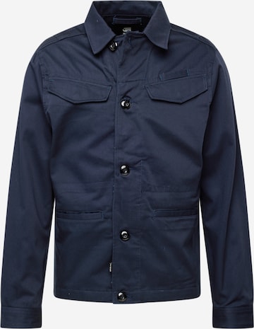 Veste mi-saison G-Star RAW en bleu : devant