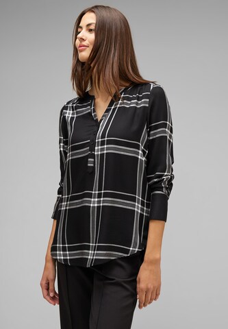 STREET ONE Bluse in Schwarz: predná strana