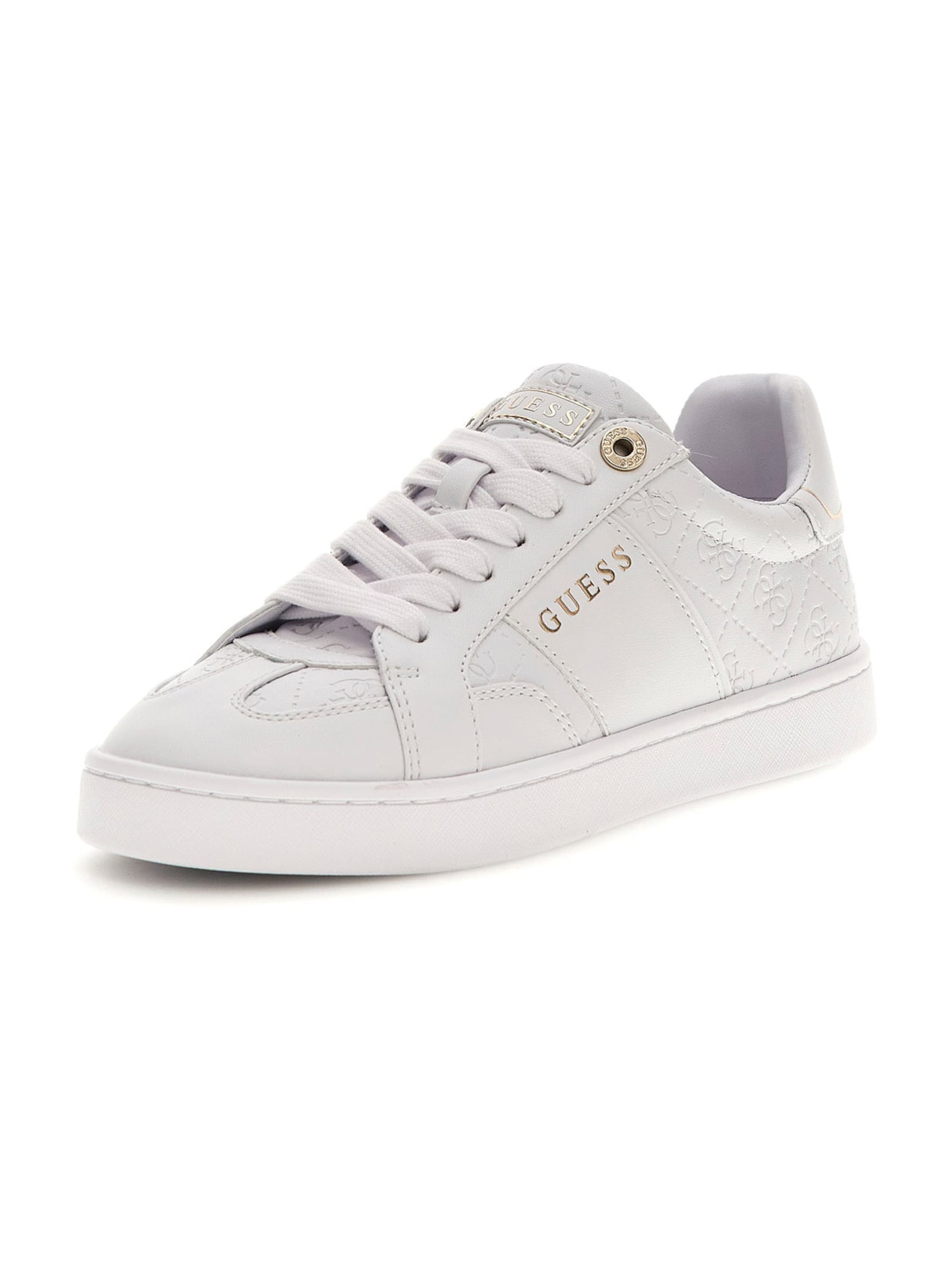 GUESS - Zapatillas deportivas bajas 'JRONE4' en blanco: frente