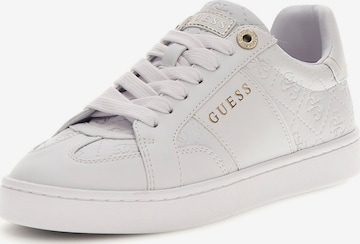 GUESS Nízke tenisky 'JRONE4' - Biela: predná strana