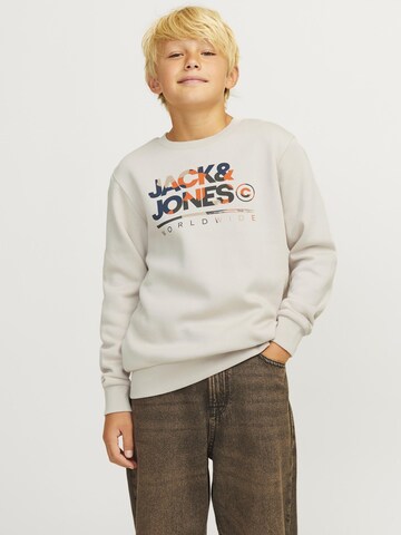 Jack & Jones Junior Sweatshirt 'Luke' i beige: forside