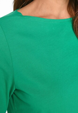 Green Cotton T-Shirt in Grün