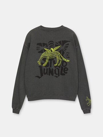 Pull&Bear Sweatshirt in Grijs
