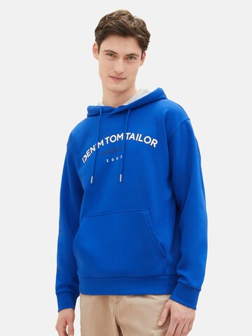 TOM TAILOR DENIM Sweatshirt in Blue