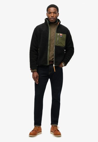 Superdry Fleece jacket in Blue